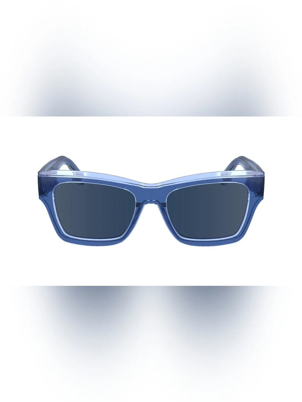 Calvin Klein Jeans Blue Transparent Frame Sunglasses